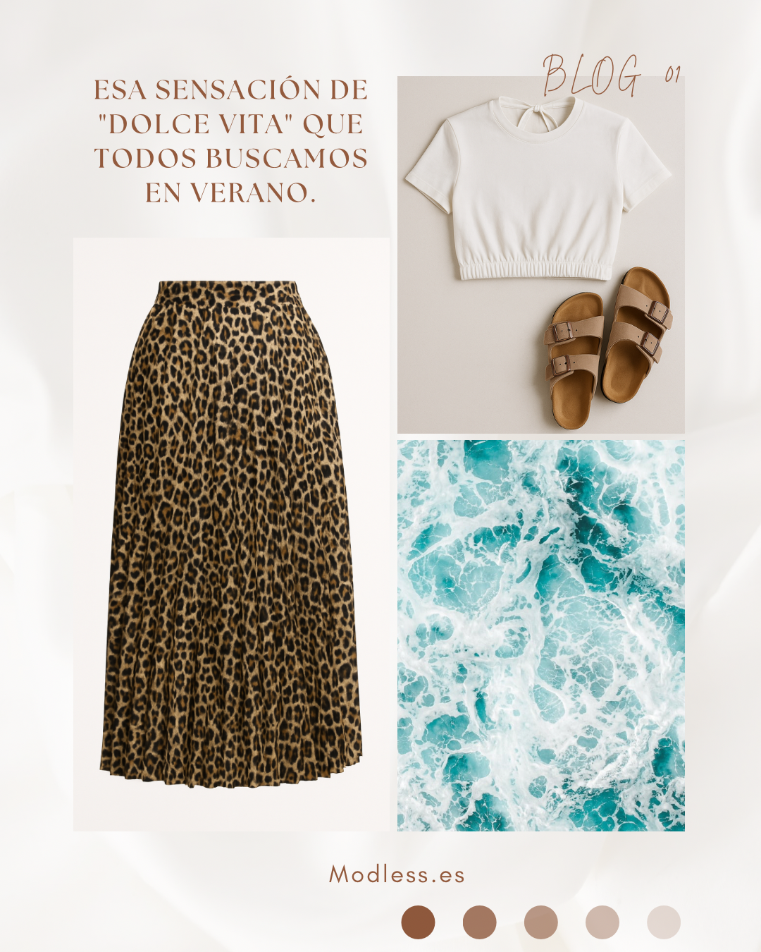 Look mediterráneo para el verano: cómodo, fresco y versátil.
