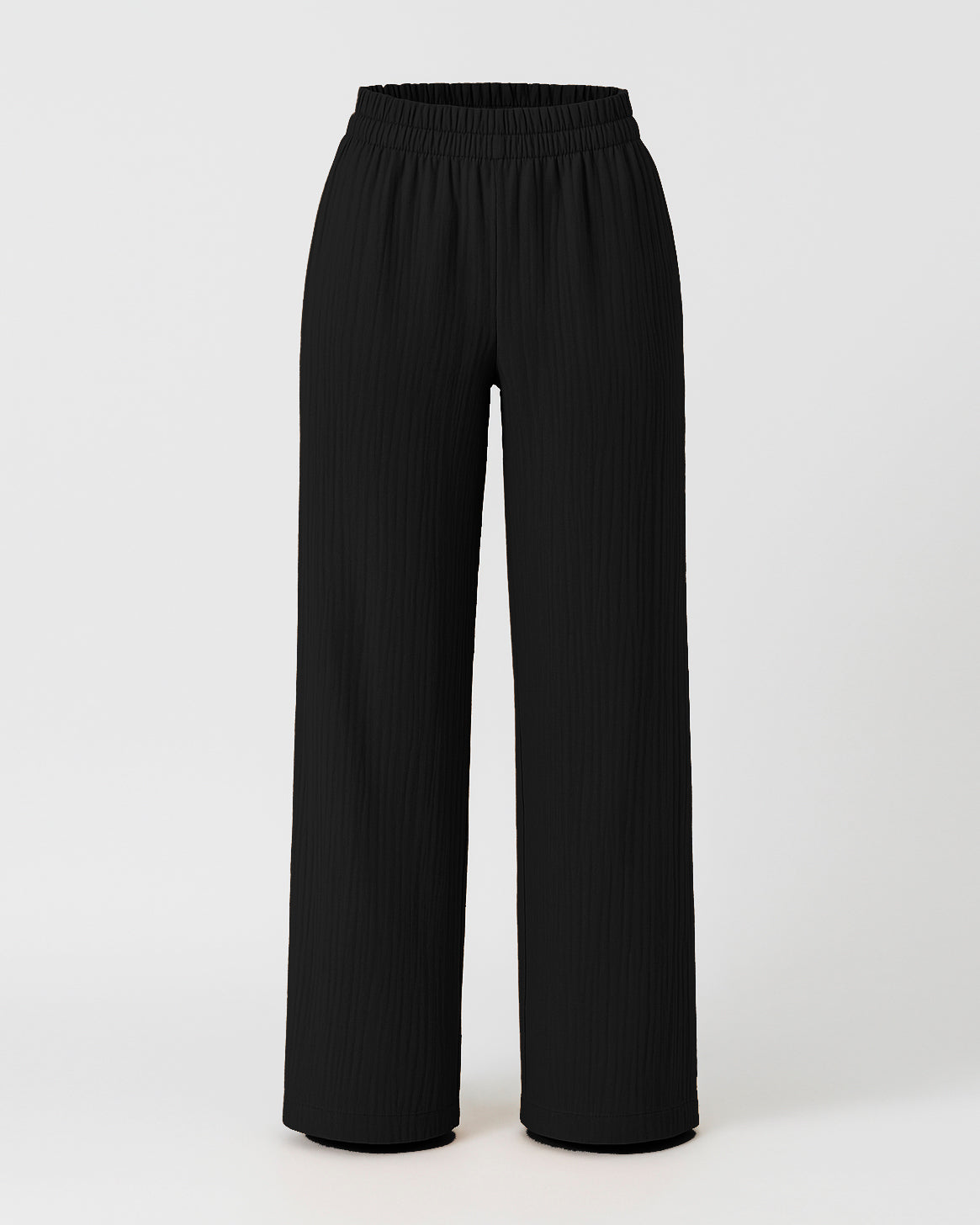 Pantalón de algodón negro