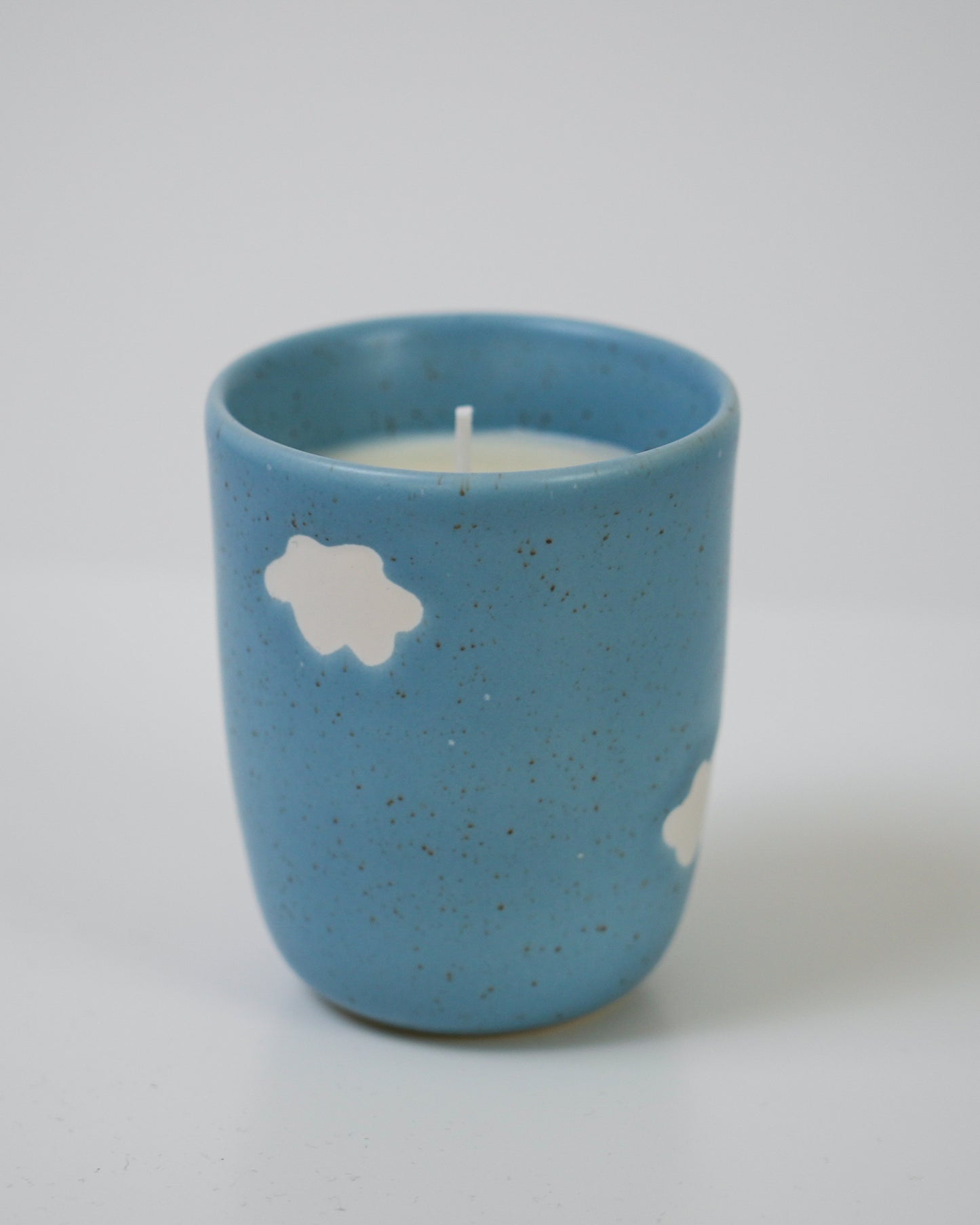 Vaso cerámica con vela natural sweet dreams